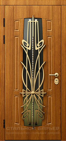 Дверь с ковкой №9